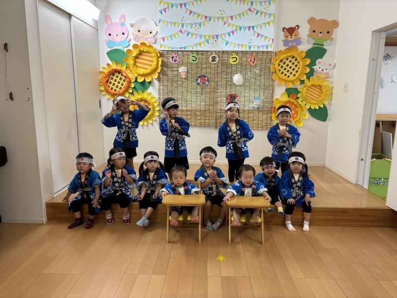 <夏祭りを行ないました>