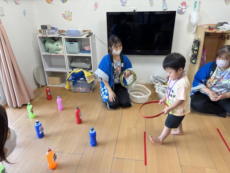 <夏祭りを行ないました>