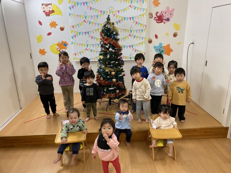 ＜クリスマス会を行ないました＞